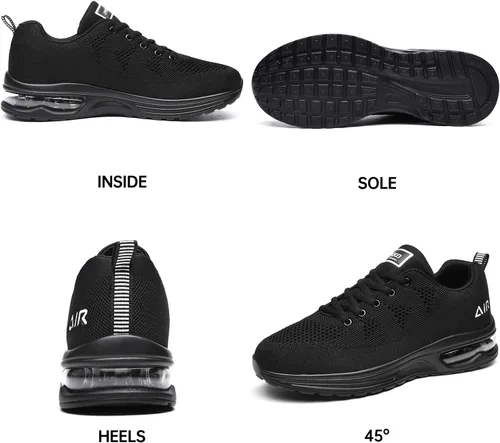 Vista 2 de Autper Tenis deportivos deportivos para hombre, ligeros, deportivos, para gimnasio, correr, caminar, tenis de EE.UU. 6.5-12.5
