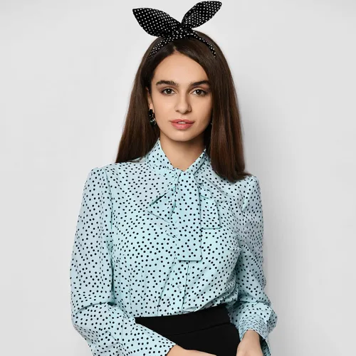 Vista 6 de Hicarer 2 diademas de lunares, bandana para disfraz de los años 50, accesorios para el cabello, lazos para la cabeza ancha para mujer