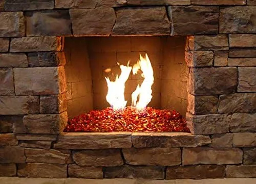 Vista 3 de Cotton Candy Firepit vidrio Bolsa de tamaño mediano, 22 Lb