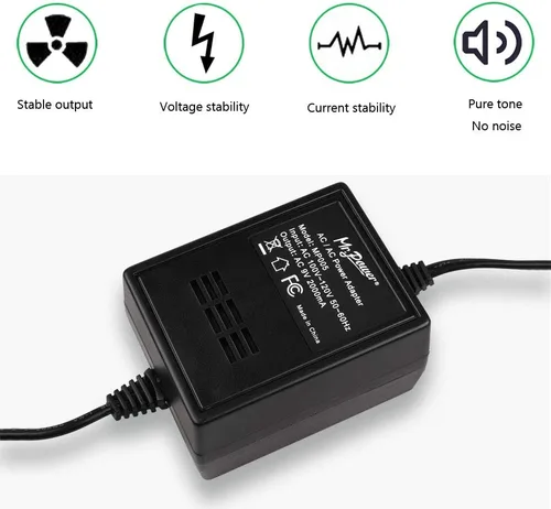 Vista 6 de Fuente de alimentación AC 9V 2000ma adaptador para línea 6 POD Digitech RP GNX Multi efectos de guitarra