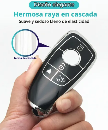 Vista 3 de Para Mercedes Benz Cubierta de llave y accesorios de llavero