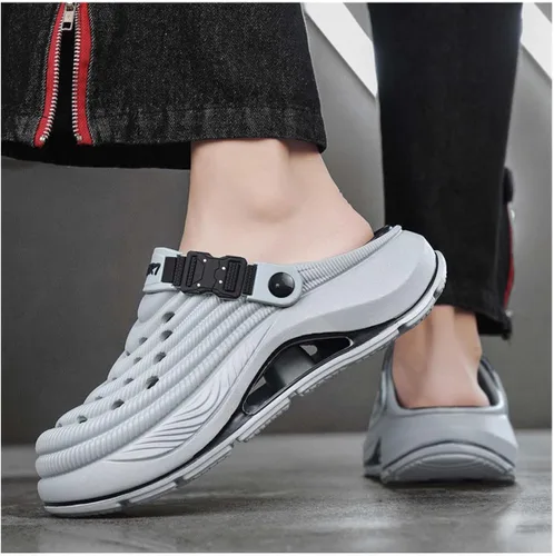 Vista 7 de Zueco unisex transpirable antideslizante, zapatos de jardín para hombre y mujer con soporte de arco para trabajo al aire libre, playa, casual