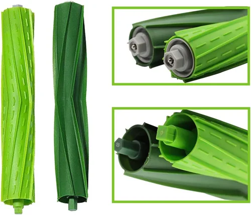 Vista 5 de Piezas de repuesto Accesorios para aspiradora iRobot Roomba i7 j7 i6 i8 i3 i4 i1 e5 e6 serie I E incluye 1 cepillo de rodillo, rueda delantera y 3
