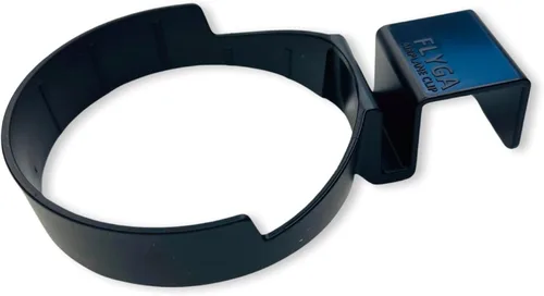 Vista 4 de FLYGA Accesorio de viaje con soporte para teléfono o bebida para avión (negro)