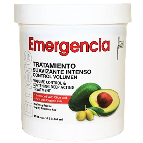 Vista 2 de CROM Toque Magico Emergencia Set 4-pack de champú de aguacate, enjuague, tratamiento, sin enjuague