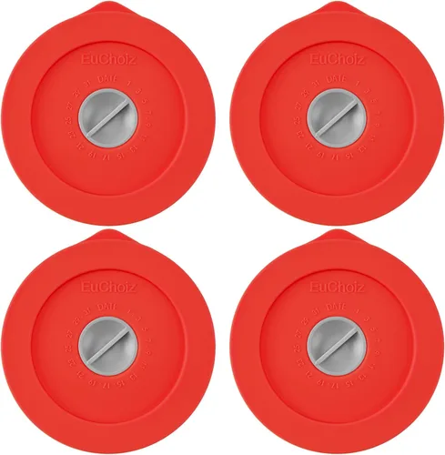 Vista 21 de Tapas de repuesto para Pyrex 7200-PC de 2 tazas, tapa de cobertura de almacenamiento redonda de silicona para tazón de vidrio Anchor Hocking Beige 4