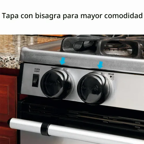 Vista 5 de Safety 1st Protectores para perillas de estufa, 5 unidades, Decoración