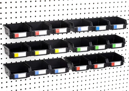 Vista 27 de Papeleras de Pegboard – tamaños 3.5", 5", o 7