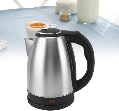 Vista 5 de Zerodis Hervidor eléctrico, hervidor de té de ebullición rápida de 2 litros con forro de acero inoxidable, apagado automático, caldera de agua