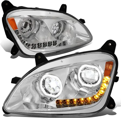 Vista 15 de DNA MOTORING HL-HAY-013-BK - Par de anillos de halo LED duales, señales de giro secuenciales, faros delanteros para proyector de haz alto/bajo, Negro