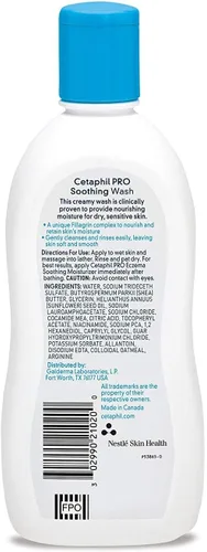 Vista 2 de Cetaphil Restoraderm - Gel de baño calmante para el eccema, sin fragancia, 10 onzas líquidas, (paquete de 2)