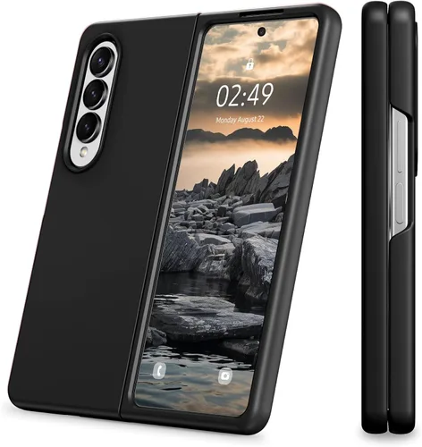 Vista 6 de Funda para Samsung Galaxy Z Fold 4, funda de silicona para Galaxy Z Fold 4 de silicona suave líquida Slim Fit a prueba de golpes Funda protectora