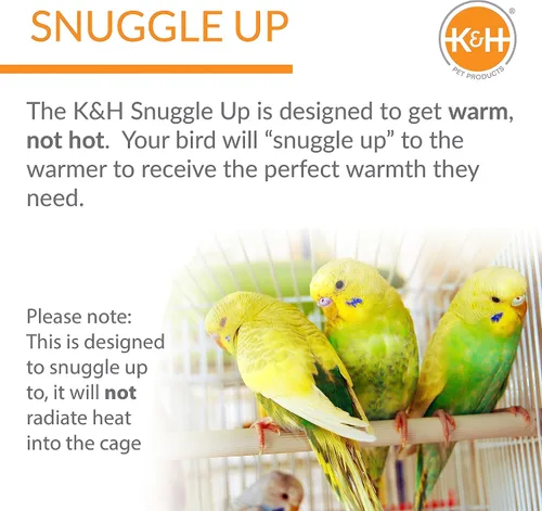 Vista 5 de K&H Manufacturing Snuggle Up calentador de aves, color gris, Gris
