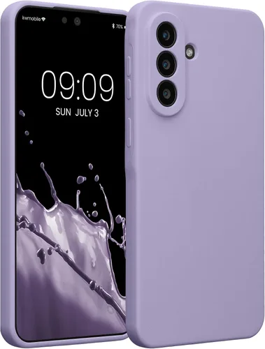 Vista 49 de kwmobile Funda compatible con Samsung Galaxy A13 4G - Funda delgada de silicona TPU - Acabado suave al tacto - Amarillo radiante