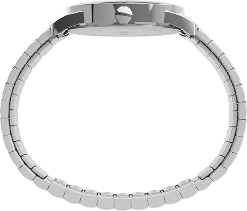 Vista 2 de Timex Reloj Easy Reader para hombre de ajuste perfecto de 1496in esfera blanca de dos tonos con banda de expansión de dos tonos