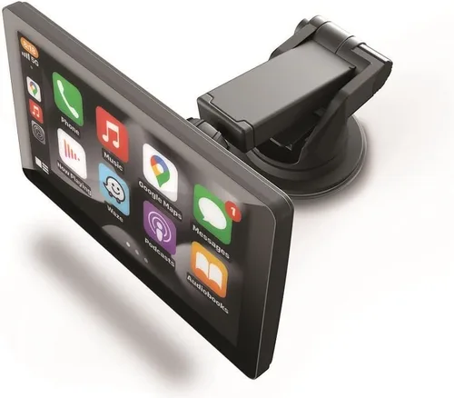 Vista 10 de Car and Driver INTELLIDASH+ pantalla inteligente para tablero de auto con Apple CarPlay y Android Auto, pantalla táctil IPS de 7 pulgadas
