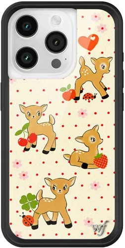 Vista 69 de Wildflower - Fundas compatibles con Apple iPhone 15 Pro Protector de goma negro, certificado de prueba de caída de 4 pies, propiedad de mujeres