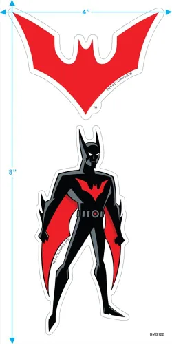 Vista 3 de Popfunk Camiseta y calcomanías clásicas de Batman Beyond
