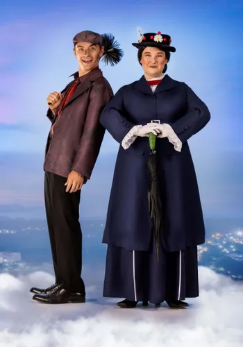 Vista 4 de Disfraz de Bert de Mary Poppins para Adultos Multicolor