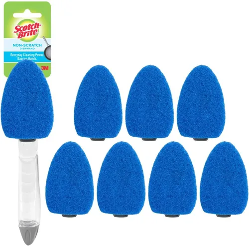 Vista 10 de Scotch-Brite Varita de cocina antiarañazos, 1 varita para platos, lo mejor para ollas y sartenes antiadherentes, mantiene las manos fuera