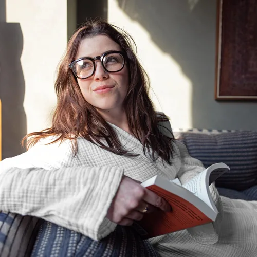 Vista 4 de Kolo Gafas de lectura Webster Premium, estilo clásico de forma cuadrada, fabricadas en Italia