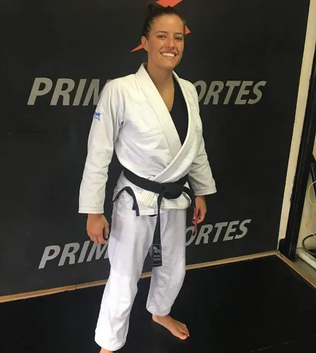 Vista 5 de Brazilian Jiu Jitsu Gi BJJ Gi para hombres y mujeres Grappling Gi Uniforme Kimonos ultraligeros, preencogidos, con cinturón blanco