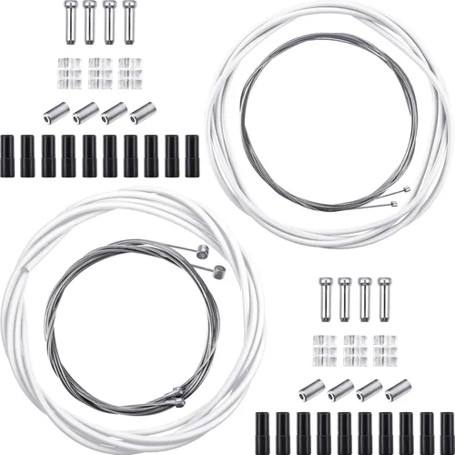 Vista 11 de Línea de transmisión universal de bicicleta Cambio de bicicleta Cable y cable de freno Kit para reparación de bicicletas de montaña