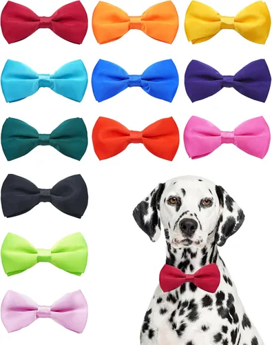 Vista 17 de PET SHOW Paquete de 8 pajaritas a cuadros para perros pequeños