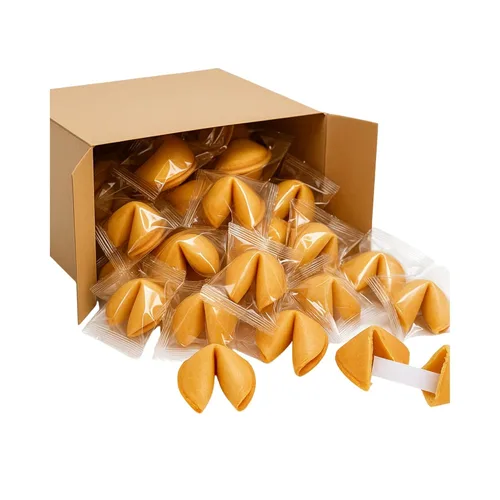 Vista 2 de Galletas de la fortuna, envueltas individualmente, paquete a granel, Secret Santa, Premium USA Made, Vanilla Valentine, San Patricio, rellenos