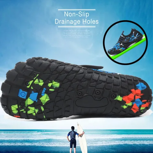Vista 3 de Quickshark - Zapatos de agua infantiles para interiores y exteriores, sandalias de secado rápido, ligeras, para caminar, playa, piscina o natación