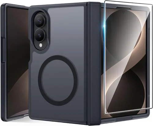 Vista 86 de FNTCASE Funda plegable para Motorola Razr: con protección de bisagra, fundas magnéticas transparentes compatibles con Magsafe grado militar contra