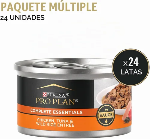 Vista 3 de Plan alimento Purina Pro húmedo para gatos, en lata