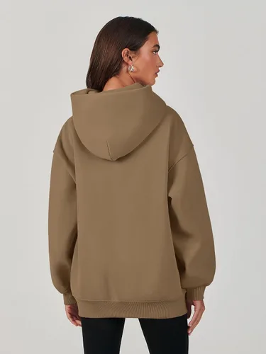 Vista 5 de ANRABESS Womens Oversized Hoodies Fleece Sweatshirts Long Sleeve Hooded Pullover Fall Clothes with Pocket