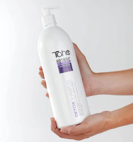 Vista 4 de Tahe Botanic Tricology Anti-Caspa Sin Parabenos Champú Detox 33.8 fl oz / Anticaspa