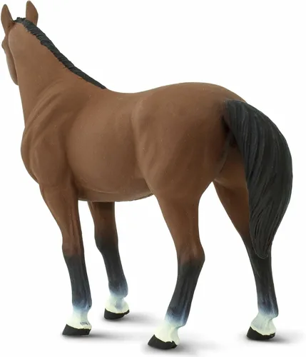 Vista 7 de Safari Ltd. American Quarter Horse Gelding Figurine - Figura de modelo realista de 5 pulgadas, juguete educativo para niños, niñas y niños a partir