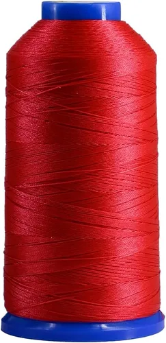 Vista 7 de Selric [1200 yardas/26 colores disponibles] Tex 135 Hilo de nailon unido para costura de cuero 420D/3 T135#138 Hilo de tapicería resistente