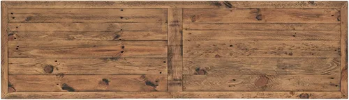 Vista 7 de Cortesi Home Austin - Mesa consola, madera maciza recuperada con patas de madera negra, pino miel