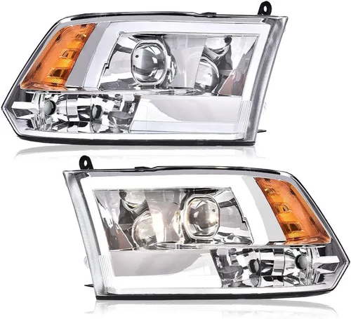 Vista 19 de CROSSDESIGN Faros LED DRL, Faro Lente transparente Carcasa Negra