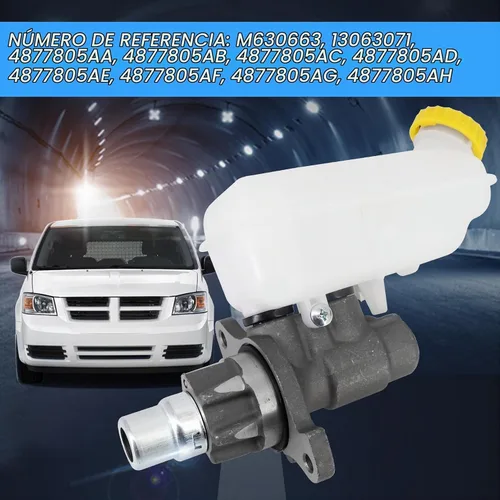 Vista 2 de Cilindro maestro de freno compatible con Dodge Grand Caravan 2009-2013, Chrysler Pacifica 2007-2008, Town & Country 2009-2013
