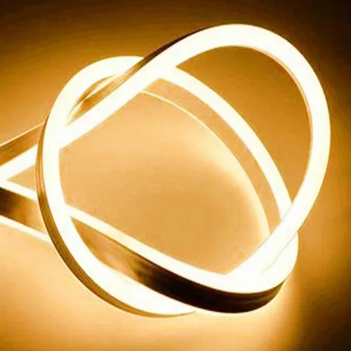 Vista 2 de Neon LED Strip Lights, Double-Side Lighting 3.3FT AC 110V-130V Super Bright Rope Light Sign String Waterproof for Outdoor Commercial Lighting