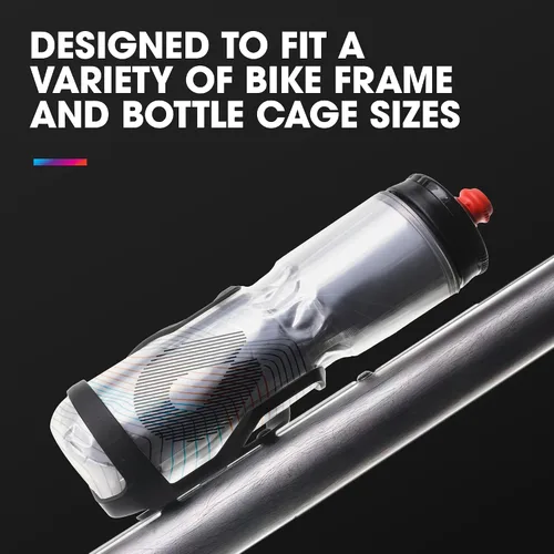 Vista 6 de HydraPak Polar Surge - Botella de agua aislada para bicicleta