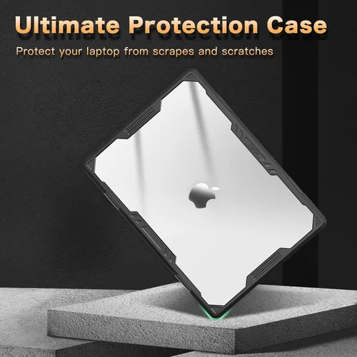 Vista 9 de MOSISO - Funda compatible con MacBook Air de 15 pulgadas M5 M4 M3 M2 Transparente