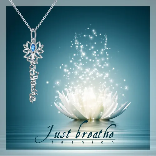 Vista 4 de Collar con colgante de plata esterlina S925 para enfermeramédicopolicíaprofesoryogas para mujer, regalo de joyería de graduación para el día