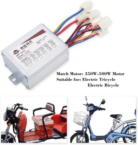 Vista 4 de Alomejor 36V 500W Motor cepillado controlador módulo para velocidad constante, control sensible de los cambios de dirección de frenado