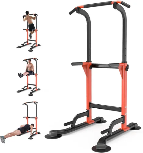 Vista 9 de Z ZHICHI Pull-Up Dip Station Pull-Up Chin-Up Weight Capacity 350LBS
