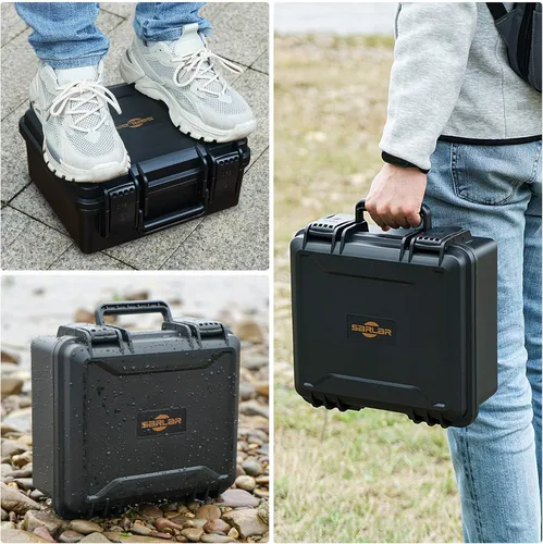Vista 7 de SARLAR Hard Carrying Case for Oculus Quest 2 Official Elite Strap Safe and Portable Protection, Travel Case Storage VR Gaming Headset and Touch