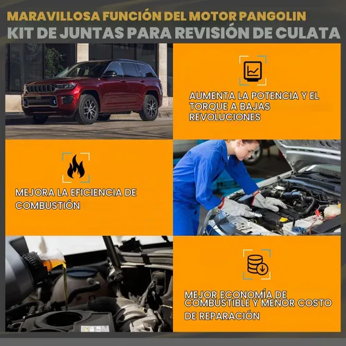 Vista 6 de PANGOLIN Kit de juntas de culata 4BT para Cummins 3.9 4CYL Diesel 89-93