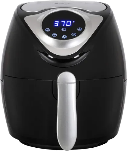Vista 6 de Deco Chef Freidora de aire digital XL de 3.7 cuartos de galón con 7 programas inteligentes, pantalla táctil LED, cesta con revestimiento