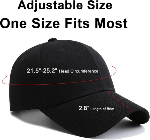 Vista 5 de PFFY Paquete de 2 gorras de béisbol para hombre y mujer