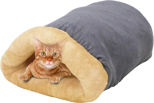Vista 10 de Cama para gatos 4 en 1 con autocalentamiento para dormir, cueva